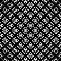 Black and white seamless abstract pattern. Background and backdrop. Grayscale ornamental design. vector