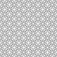 Black and white seamless abstract pattern. Background and backdrop. Grayscale ornamental design. vector