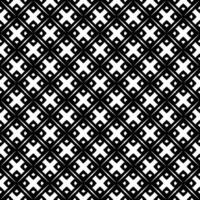 patrón abstracto sin costuras en blanco y negro. fondo y telón de fondo. diseño ornamental en escala de grises. vector