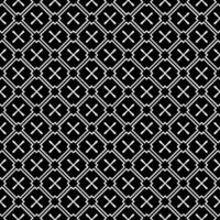 Black and white seamless abstract pattern. Background and backdrop. Grayscale ornamental design. vector