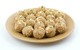 Indian Traditional Sweet Food Urad Dal Laddu photo