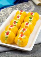 Indian Delicious Bengali Sweet Food photo