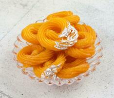 Indian Sweet Food Paneer Jalebi photo