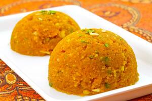 Indian Special Sweet Food Halwa photo