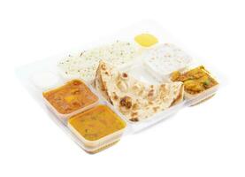 Indian Traditional Special Thali Food photo