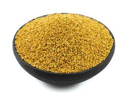 Fenugreek Seeds or Methi on White Background photo