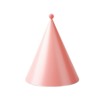 Celebratory Elegance. Colorful Party Hat Isolated on transparent background png