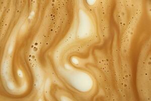 AI generated Coffee foam texture. AI Generated photo