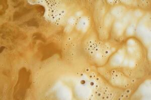 AI generated Coffee foam texture. AI Generated photo