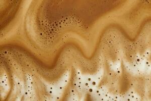 AI generated Coffee foam texture. AI Generated photo