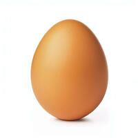 AI generated Egg isolated on white background. AI Generated photo