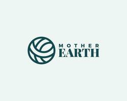 Earth Day Logo Design vector