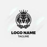 Wild Life Logo lion animals vector smart object editable eps