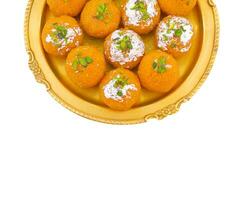 Indian Sweet Motichoor laddu photo