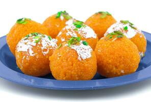 Indian Sweet Motichoor laddu photo