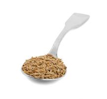 Cumin Seeds in Spoon on white Background photo