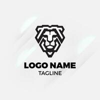 Wild Life Logo lion animals vector smart object editable eps
