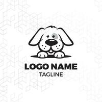 perro formación vector logo