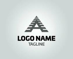 inicial letra un logo vector diseño modelo resumen alfabeto un logo vector logo con el iniciales un letra un logo icono diseño modelo elementos.simple y limpiar inicial un logo