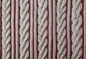 AI generated Knitted sweater texture, background with copy space. AI Generated photo