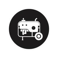 Electric Generator icon vector