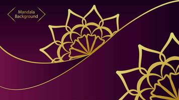Luxus Blumen- Mandala Hintergrund Animation Design video