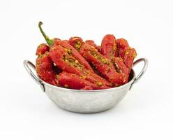 Indian Homemade Red Chilli Pickle photo