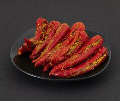 Indian Homemade Red Chilli Pickle photo