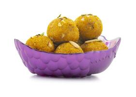 Indian Traditional Winter Sweet Food Methi Laddu photo