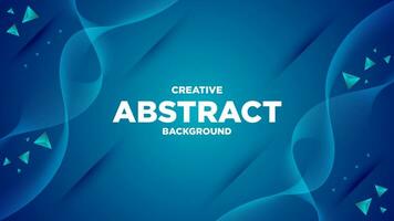 Vector Abstract Blue Gradient Colour Background