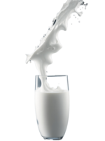 latte gocce trasparente Immagine spruzzo png