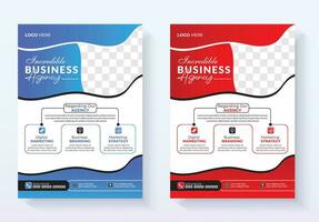 Corporate business flyer design layout template in A4 size with creative and unique layout in a4 size. annual report, poster, promotion, advertise, publication, cover page. vector
