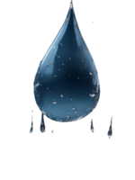 agua chapoteo aislado en blanco png