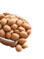 almonds on white background png