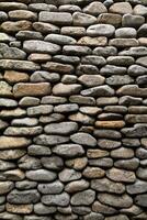 Decorative stone wall surface. Textured background. photo