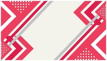 abstract background with red and white geometric elements and place for text. Banner template background with copy space. Template geometric background design element vector