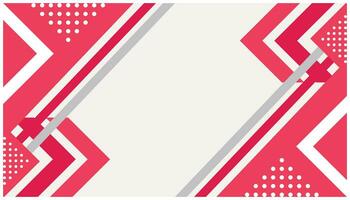 abstract background with red and white geometric elements and place for text. Banner template background with copy space. Template geometric background design element vector