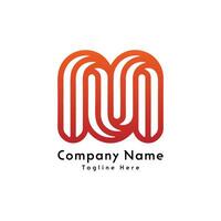 M letter creative logo design icon vector