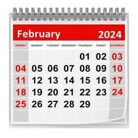 Calendar - February 2024 photo