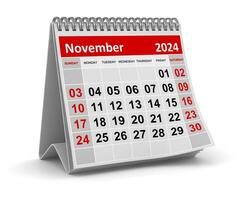 calendario - noviembre 2024 foto