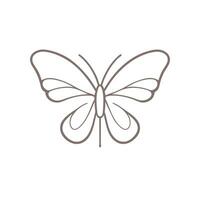 butterfly icon vector illustration