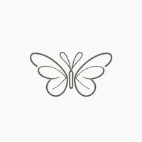 butterfly icon vector illustration