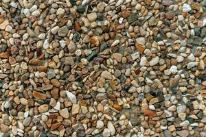 Natural Pebble Background with Textured Surface for Environment and Zen Design photo
