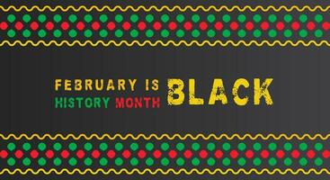 Black history month vector design. African American celebration template for background, banner, poster