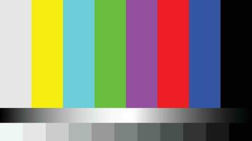 No signal error color bar display vector background