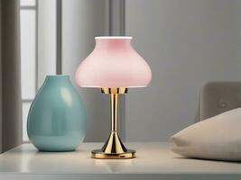 AI generated Modern Looking Table Lamp Model photo