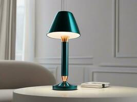 AI generated Modern Looking Table Lamp Model photo