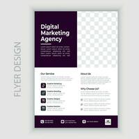 Flyer Template Design vector