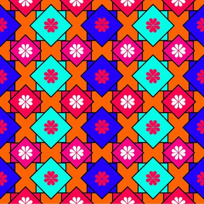 Multi color seamless pattern