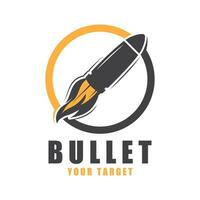 bullet logo vector icon illustration design